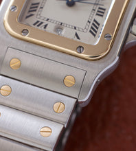 Afbeelding in Gallery-weergave laden, Cartier Santos Galbée 187901 + Box & Papers (1998)