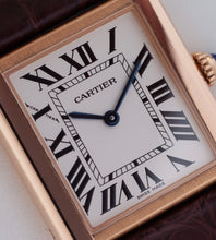 Afbeelding in Gallery-weergave laden, Cartier Tank Solo 'Small' Rose Gold 3168 + Box & Papers (2019)