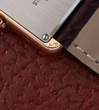 Afbeelding in Gallery-weergave laden, Cartier Tank Solo 'Small' Rose Gold 3168 + Box & Papers (2019)