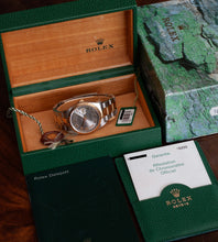 Afbeelding in Gallery-weergave laden, Rolex Datejust 16233 'Grey Roman Dial / Oyster Bracelet' + Box & Papers (2002)