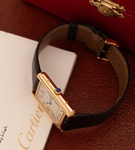 Afbeelding in Gallery-weergave laden, Cartier Tank Solo 'Large' 3167 + Box & Papers (2014)