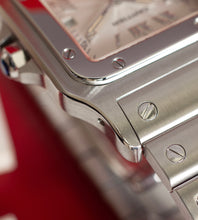 Afbeelding in Gallery-weergave laden, Cartier Santos Galbée 2319 'Guilloché dial' Box + Papers (1999)