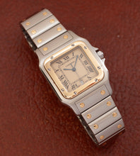 Afbeelding in Gallery-weergave laden, Cartier Santos Galbée 187901 'Caramel Dial'