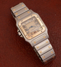 Afbeelding in Gallery-weergave laden, Cartier Santos Galbée 187901 'Caramel Dial'
