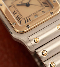 Afbeelding in Gallery-weergave laden, Cartier Santos Galbée 187901 'Caramel Dial'