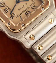 Afbeelding in Gallery-weergave laden, Cartier Santos Galbée 187901 'Caramel Dial'