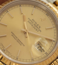 Afbeelding in Gallery-weergave laden, Rolex Datejust 16233 'Champagne Dial' (1992)