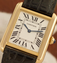 Afbeelding in Gallery-weergave laden, Cartier Tank Solo 'Small' 2743 + Box & Papers (2014)