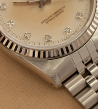 Afbeelding in Gallery-weergave laden, Rolex Datejust 16234 'Silver / Cream Diamond Dial' (1990)