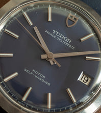 Afbeelding in Gallery-weergave laden, Tudor Prince Oysterdate 9050/0 'Blue No-Lume Dial' (1977/1978)