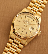 Afbeelding in Gallery-weergave laden, Rolex Day-Date 1803 'Linen dial' (1978)