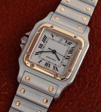 Afbeelding in Gallery-weergave laden, Cartier Santos Galbée 1566