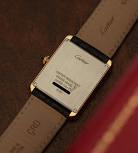 Afbeelding in Gallery-weergave laden, Cartier Tank Solo 'Large' 3167 + Box & Papers (2015)