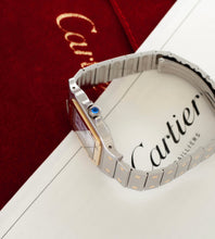 Afbeelding in Gallery-weergave laden, Cartier Santos Carree 2961 'Cartier Service Papers + Pouch'