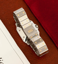 Afbeelding in Gallery-weergave laden, Cartier Santos Carree 2961 'Cartier Service Papers + Pouch'