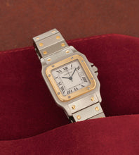 Afbeelding in Gallery-weergave laden, Cartier Santos Carree 2961 'Cartier Service Papers + Pouch'