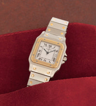 Afbeelding in Gallery-weergave laden, Cartier Santos Carree 2961 'Cartier Service Papers + Pouch'