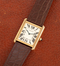 Afbeelding in Gallery-weergave laden, Cartier Tank Solo 'Large' 3167 + Box & Papers (2016)