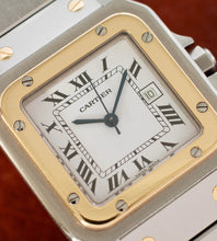 Afbeelding in Gallery-weergave laden, Cartier Santos Carree 2961 'Cartier Service Papers + Pouch'