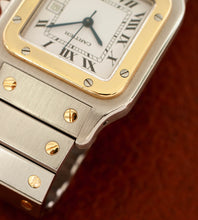 Afbeelding in Gallery-weergave laden, Cartier Santos Carree 2961 'Cartier Service Papers + Pouch'
