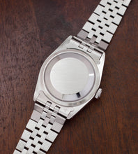 Afbeelding in Gallery-weergave laden, Rolex Datejust 16234 'Silver / Cream Patina Diamond Dial' (1990)