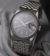 Afbeelding in Gallery-weergave laden, Rolex Datejust 16030 grey ghost dial