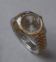 Afbeelding in Gallery-weergave laden, Rolex Datejust 16233 'Slate Grey Roman' 1996 (B+P)