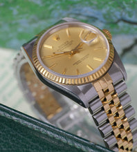 Afbeelding in Gallery-weergave laden, Rolex Datejust 16233 'Champagne' Box + Papers 1990