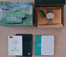 Afbeelding in Gallery-weergave laden, Rolex Datejust 16233 'Champagne' Box + Papers 1990