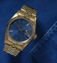 Afbeelding in Gallery-weergave laden, Rolex Datejust 16018 'Blue' 1981