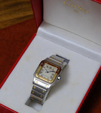 Afbeelding in Gallery-weergave laden, Cartier Santos Galbee 187901 + Box (90's)