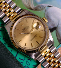 Afbeelding in Gallery-weergave laden, Rolex Datejust 16233 from 1996 (Full Set)