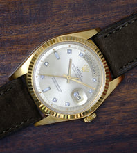 Afbeelding in Gallery-weergave laden, Rolex Day-Date 1803 Diamond Dial 1977
