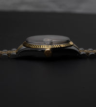 Afbeelding in Gallery-weergave laden, Rolex Datejust 16013 Black Tapestry Dial 1987