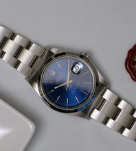 Afbeelding in Gallery-weergave laden, Rolex Date 15200 Blue Dial 2000 + Box & Papers