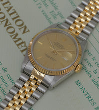 Afbeelding in Gallery-weergave laden, Rolex Datejust 16233 'Champagne Dial' 1990 (B+P)