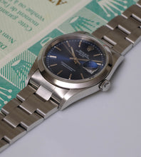 Afbeelding in Gallery-weergave laden, Rolex Date 15200 Blue Dial 2000 + Box & Papers
