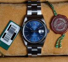 Afbeelding in Gallery-weergave laden, Rolex Date 15200 Blue Dial 2000 + Box & Papers