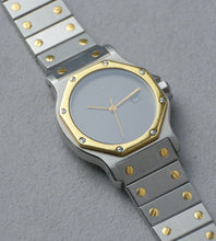 Afbeelding in Gallery-weergave laden, Cartier Santos Octagon 2965 'Slate Grey / Ghost Dial'