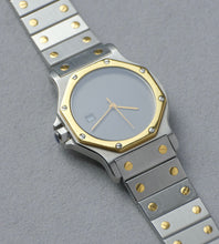 Afbeelding in Gallery-weergave laden, Cartier Santos Octagon 2965 'Slate Grey / Ghost Dial'