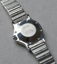 Afbeelding in Gallery-weergave laden, Cartier Santos Octagon 2965 'Slate Grey / Ghost Dial'
