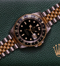 Afbeelding in Gallery-weergave laden, Rolex GMT-Master II 16713 from 1991 (box + papers)