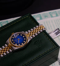 Afbeelding in Gallery-weergave laden, Rolex Datejust 16233 Vignette Dial 1995 + Box & Papers