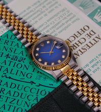 Afbeelding in Gallery-weergave laden, Rolex Datejust 16233 Vignette Dial 1995 + Box & Papers