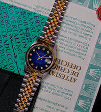 Afbeelding in Gallery-weergave laden, Rolex Datejust 16233 Vignette Dial 1995 + Box & Papers