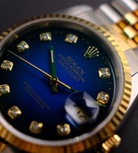 Afbeelding in Gallery-weergave laden, Rolex Datejust 16233 Vignette Dial 1995 + Box & Papers