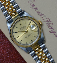 Afbeelding in Gallery-weergave laden, Rolex Datejust 16233 ''Champagne Dial'' 1993