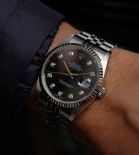 Load image into Gallery viewer, Rolex Datejust 16234 Black Diamond Dial 1996 (Box + Papers)