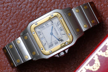 Afbeelding in Gallery-weergave laden, Cartier Santos Galbee 187901 + Box