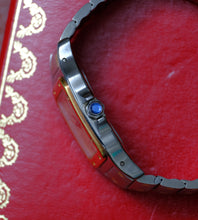 Afbeelding in Gallery-weergave laden, Cartier Santos Galbee 187901 + Box